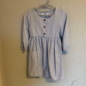 * 2 for $5 * Old Navy Kids Dress with Blue Stripes